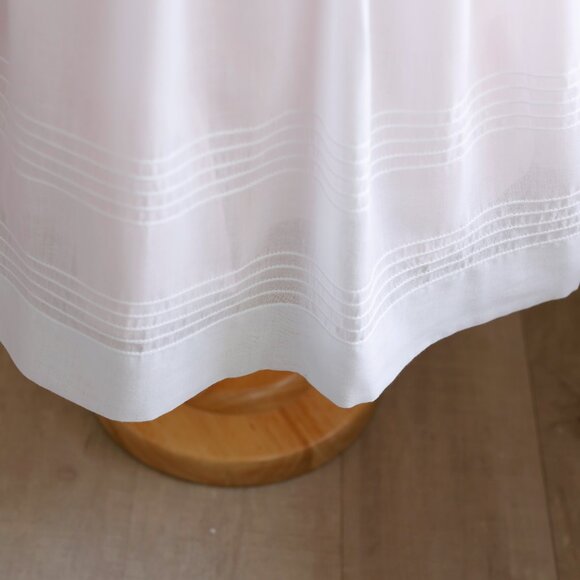 White Smocked Flower Girl Dress Pink Slip Special Occasion Heirloom Size 4 NWOT - Picture 5 of 7